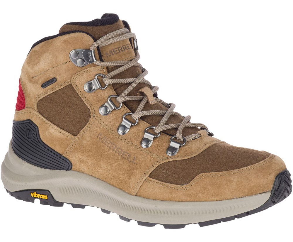 Merrell Boots Brown - Ontario 85 Wool Mid Waterproof - Womens 70PWADTVU